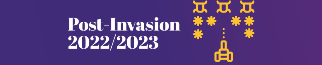 Post Invasion 2022 2023